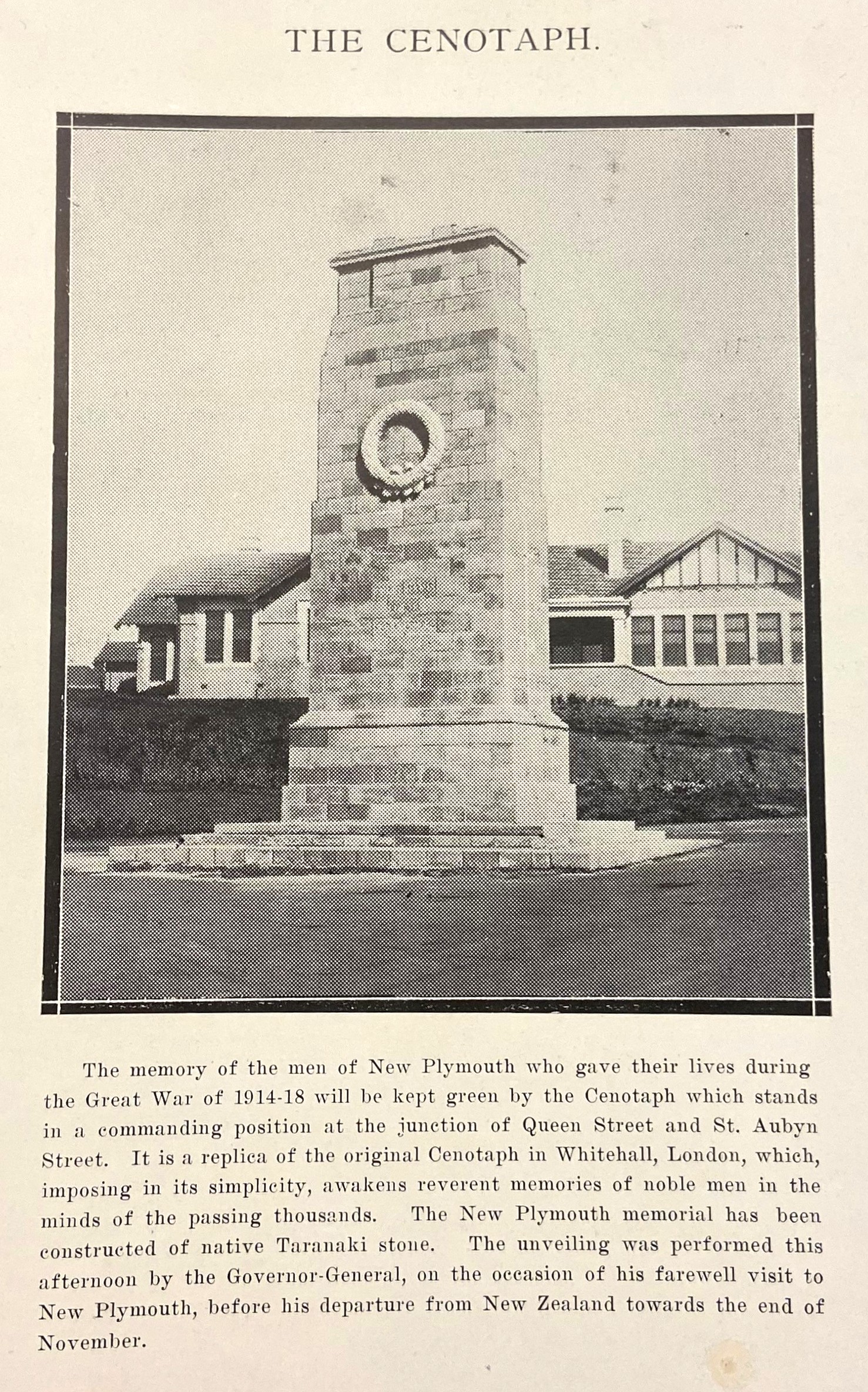 Cenotaph TH Supplement 16 September 1924