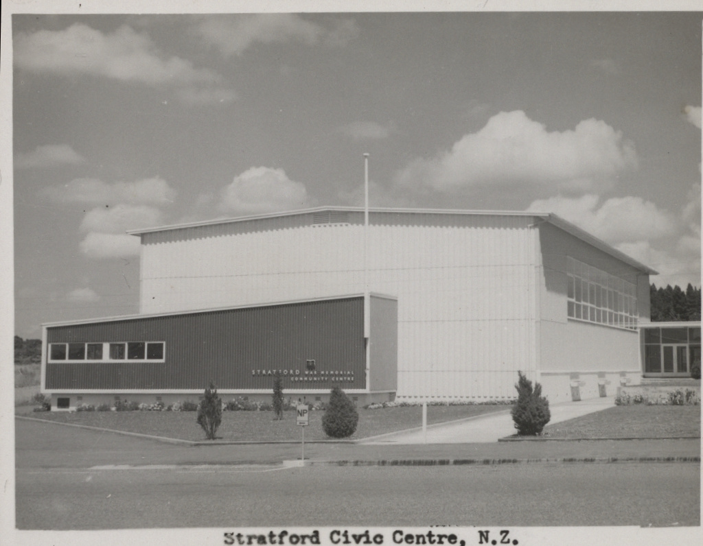 The original Stratford War Memorial Community Centre (image courtesy of Stratford District Council's Heritage Collection).