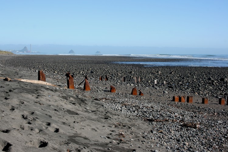 Outfall Color Wastewater Marine Outfall Pier Remains (1983-84)