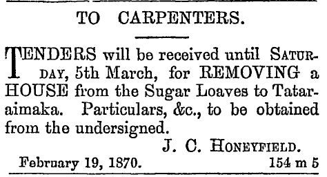 Tenders_for_Shifting_Honeyfield_House_to_Tataraimaka__TH_5_March_1870__page_1.JPG