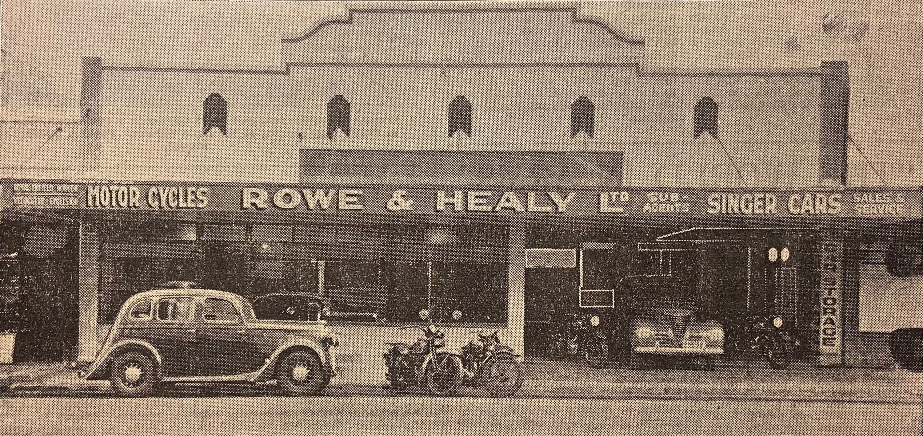 Rowe & Healy TH 29 April 1939