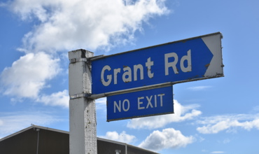 Grant Road Sign