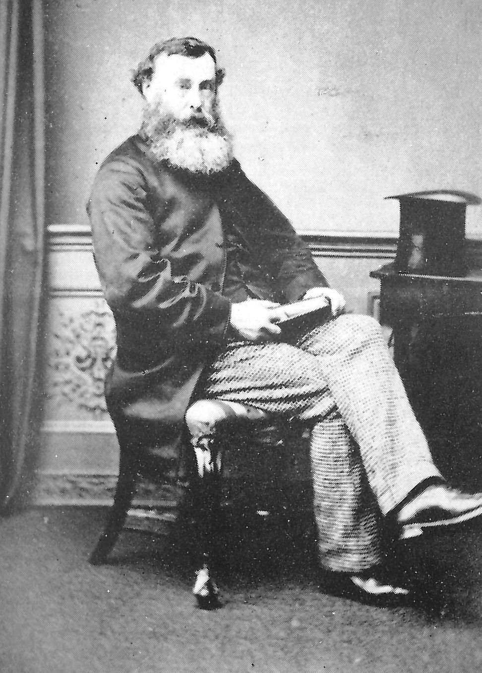 John Hursthouse around 1860. Image from "The Richmond-Atkinson Papers" by Guy H. Scholefield (1960).