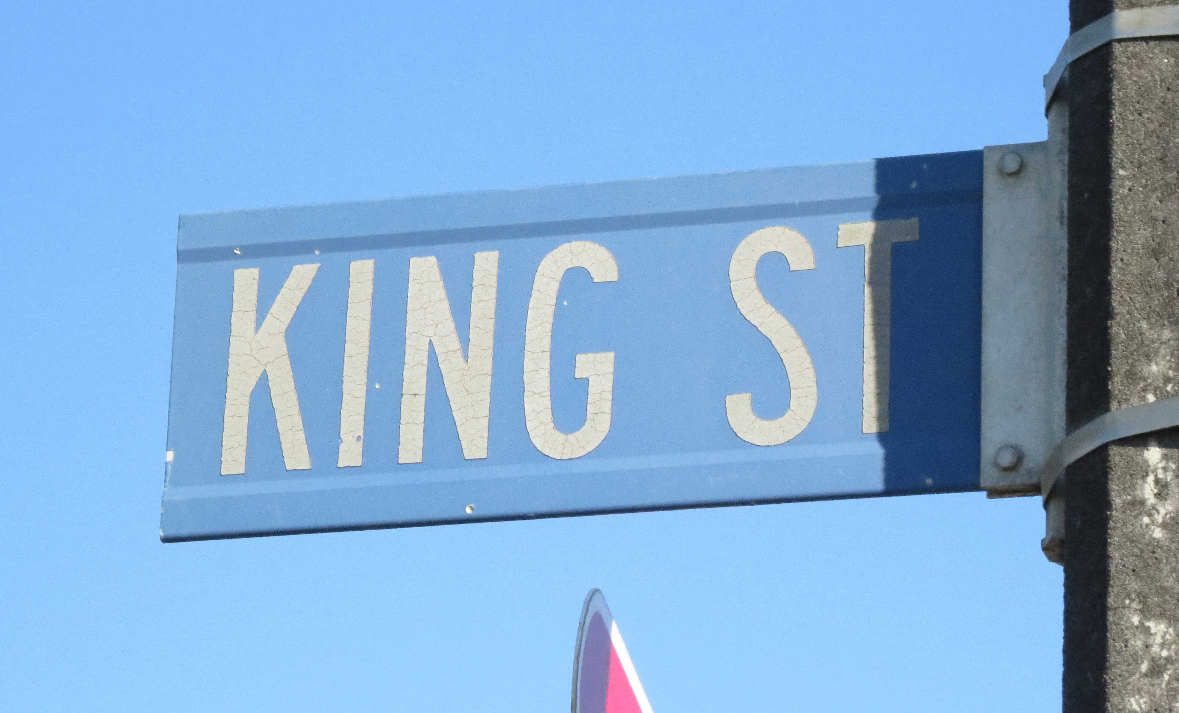 King Street sign (2020). Rachel Sonius. Word on the Street.
