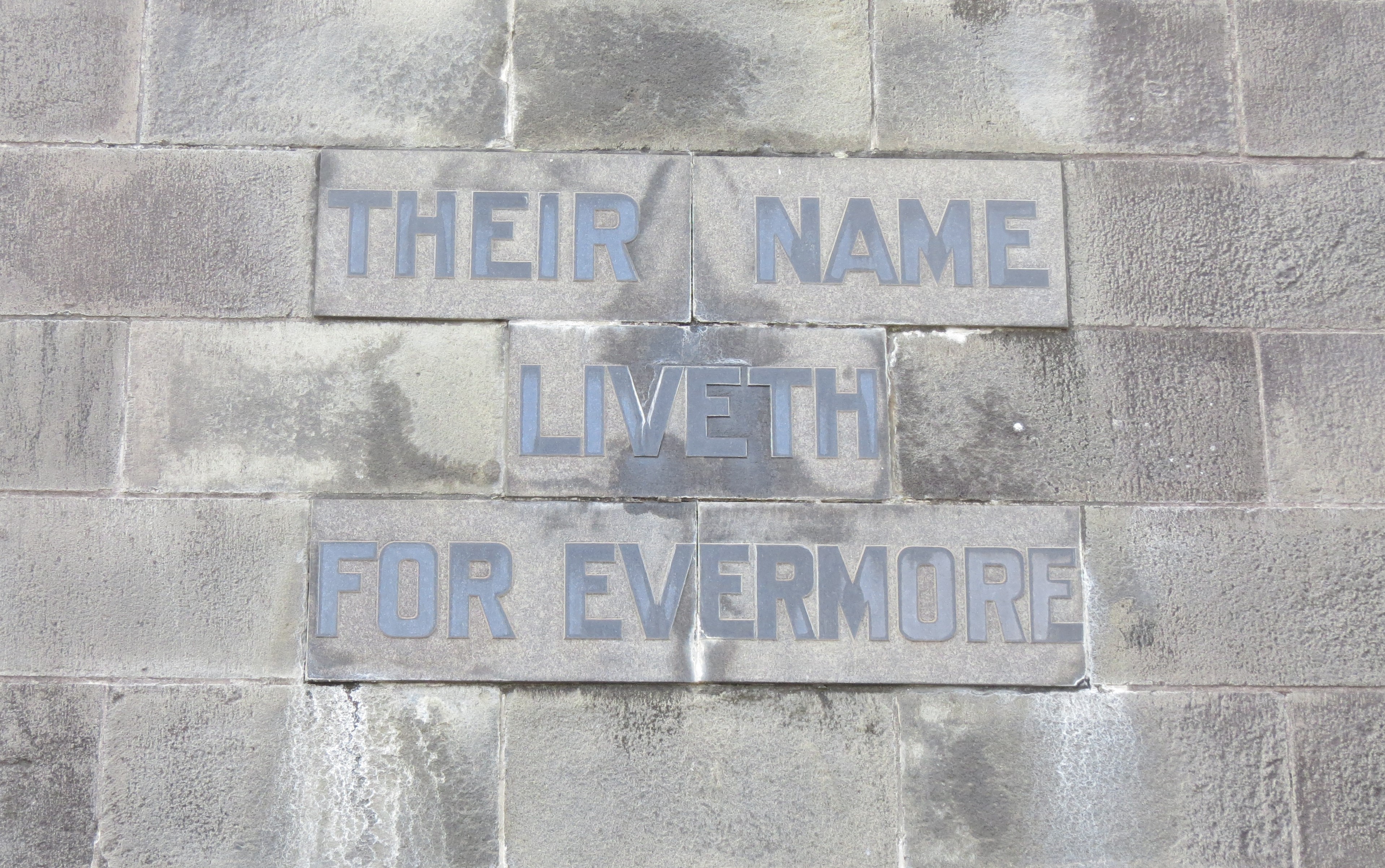 New Plymouth Cenotaph inscription (2024). Rachel Sonius.