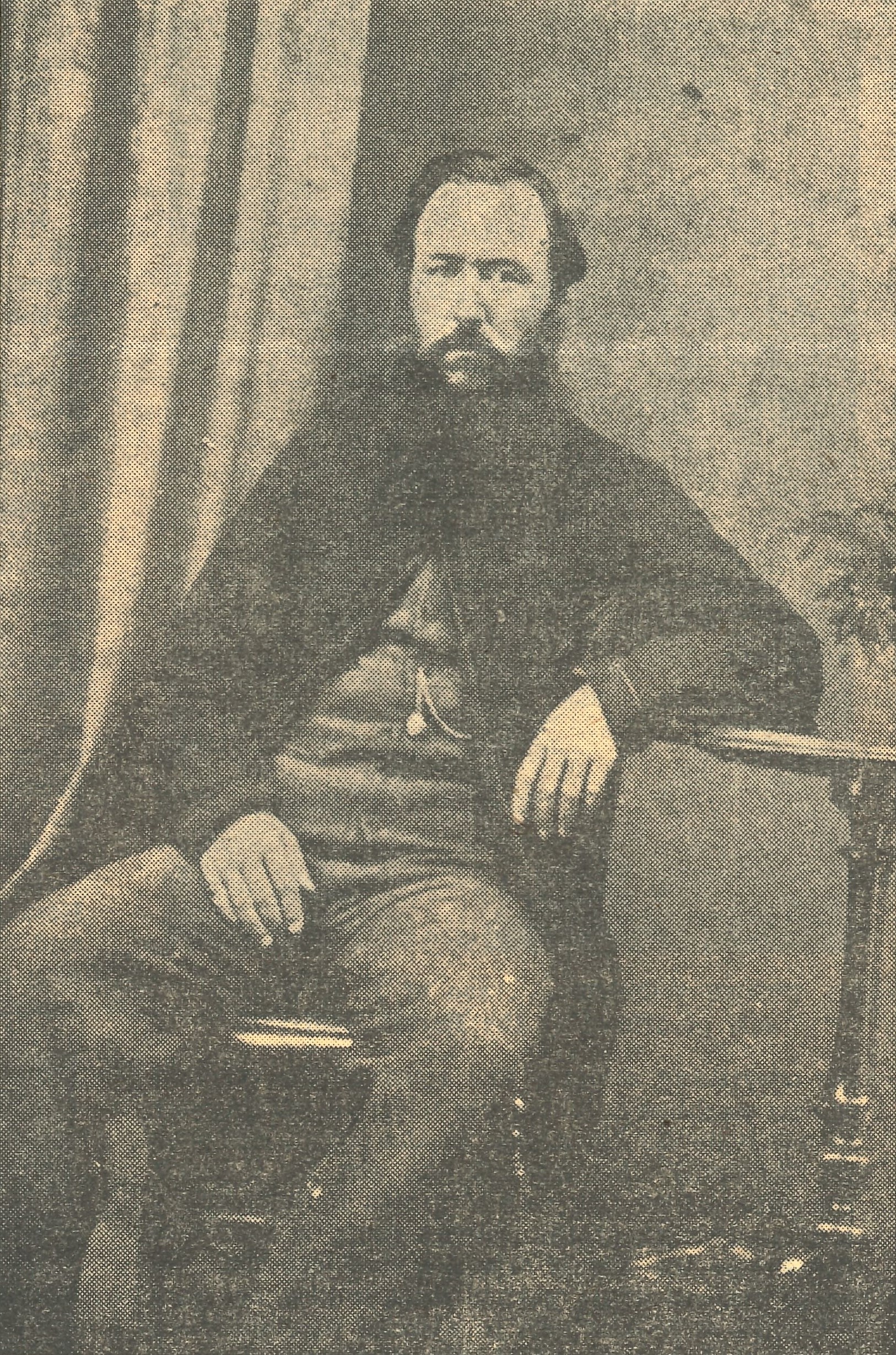 Garland William Woon, co-founder and first sole proprietor of the Taranaki Herald newspaper (Taranaki Herald Centennial Issue 1852-1952).