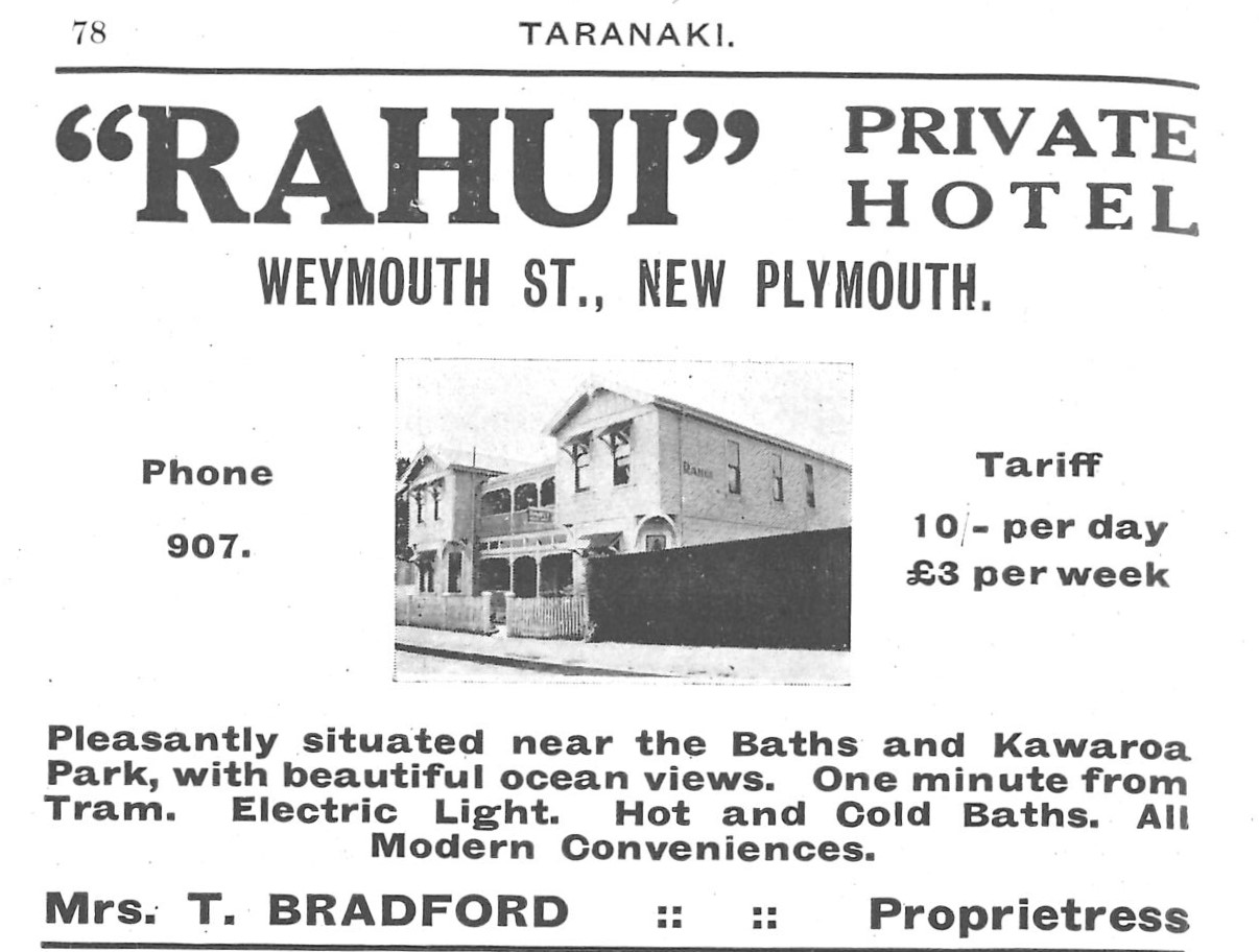 Rahui Advertisement 1926 Bradbury.jpg