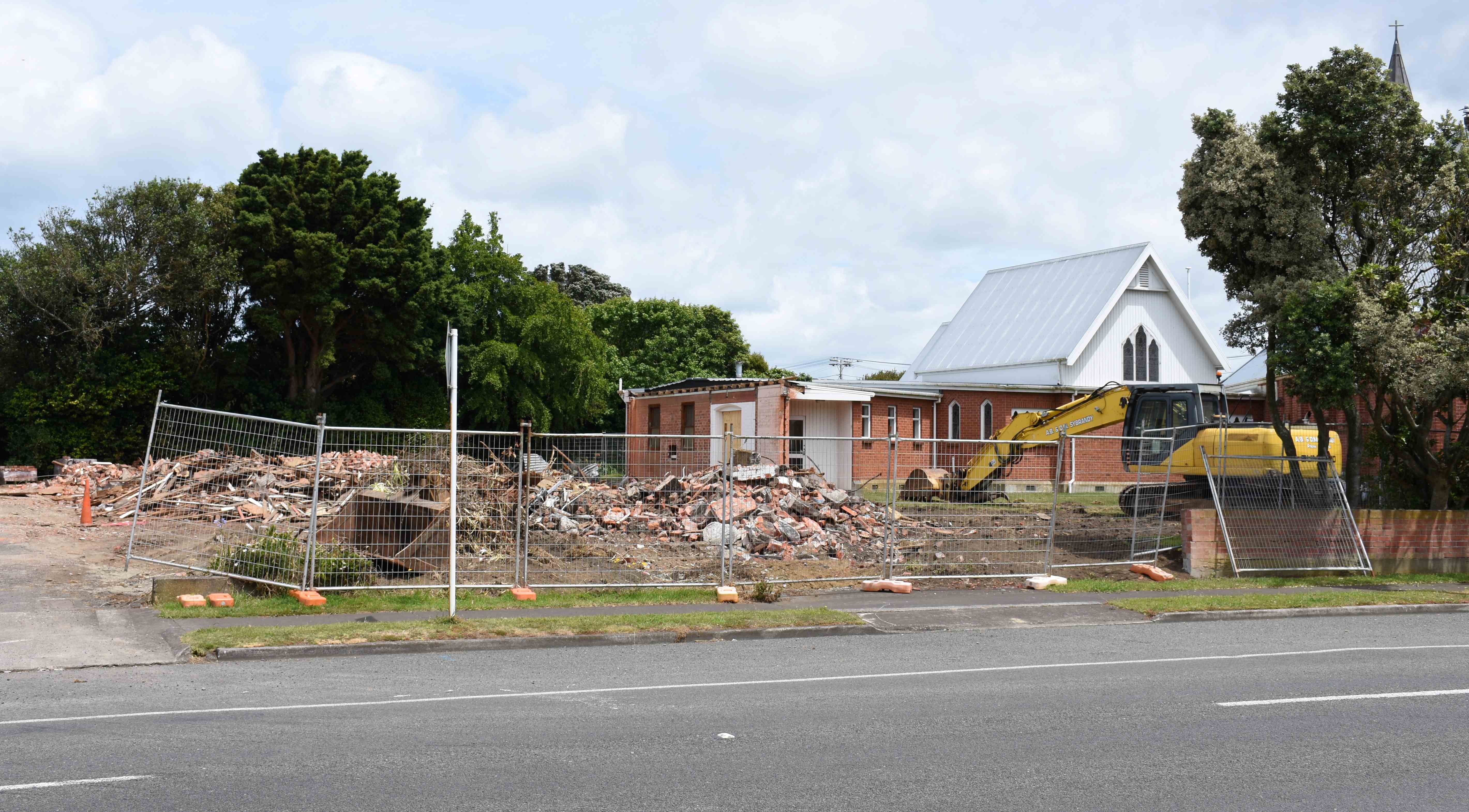 St Mary's Memorial Hall Demolition 2021