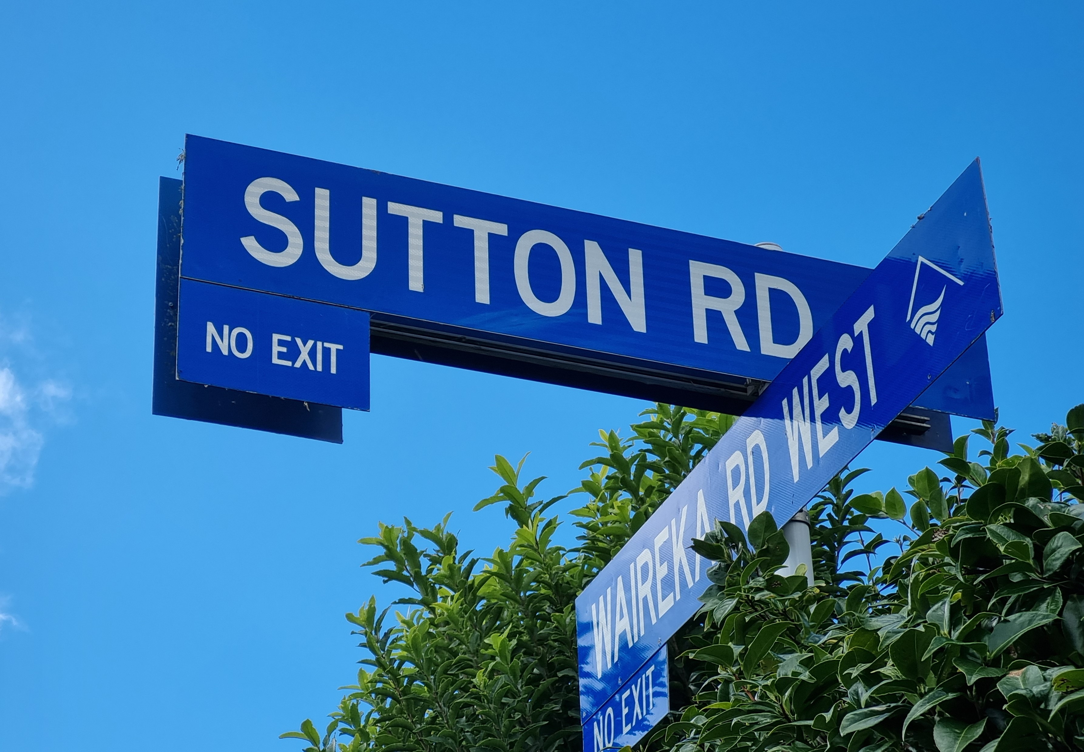 Sutton Rd Street Sign