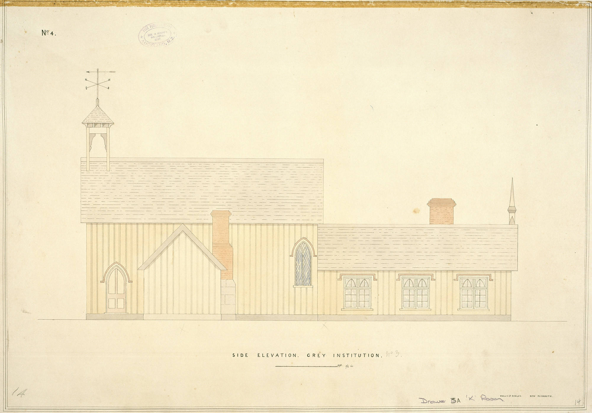 Side Elevation Grey Institute