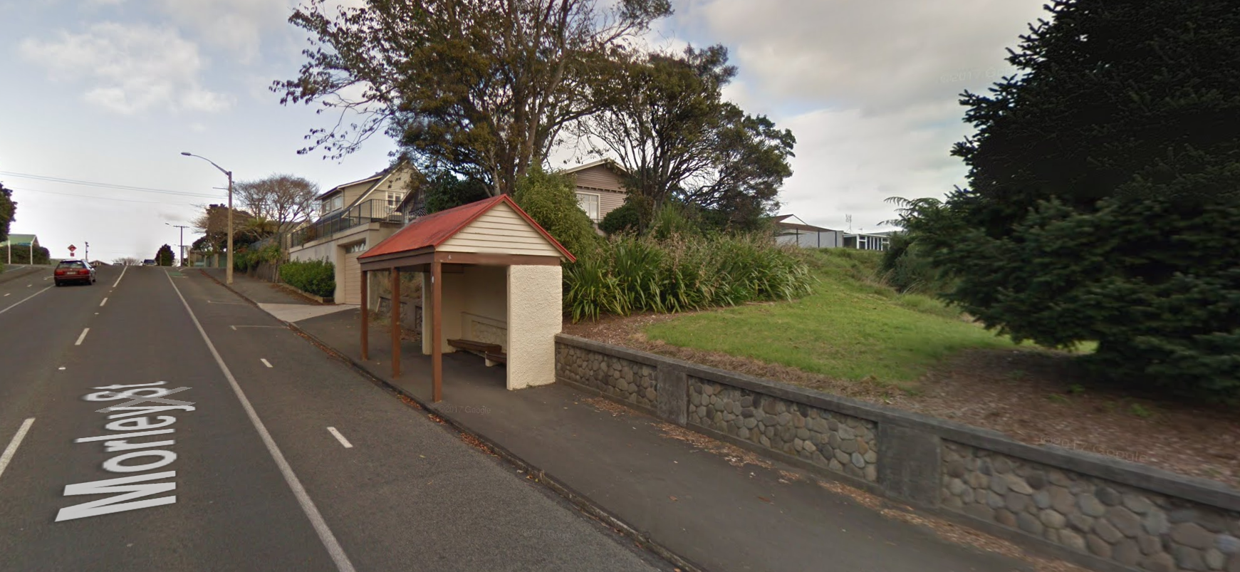 Morley Street Tram Shelter Western Side Google 2015