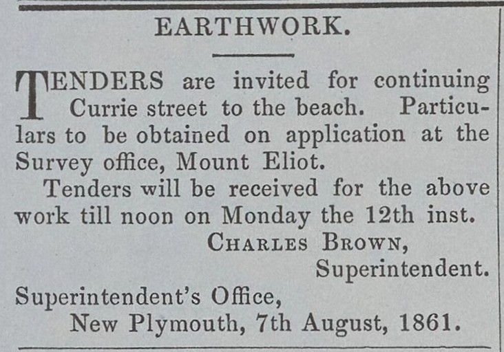 Taranaki Gazette 1861 Vol.IX No.15 August 8