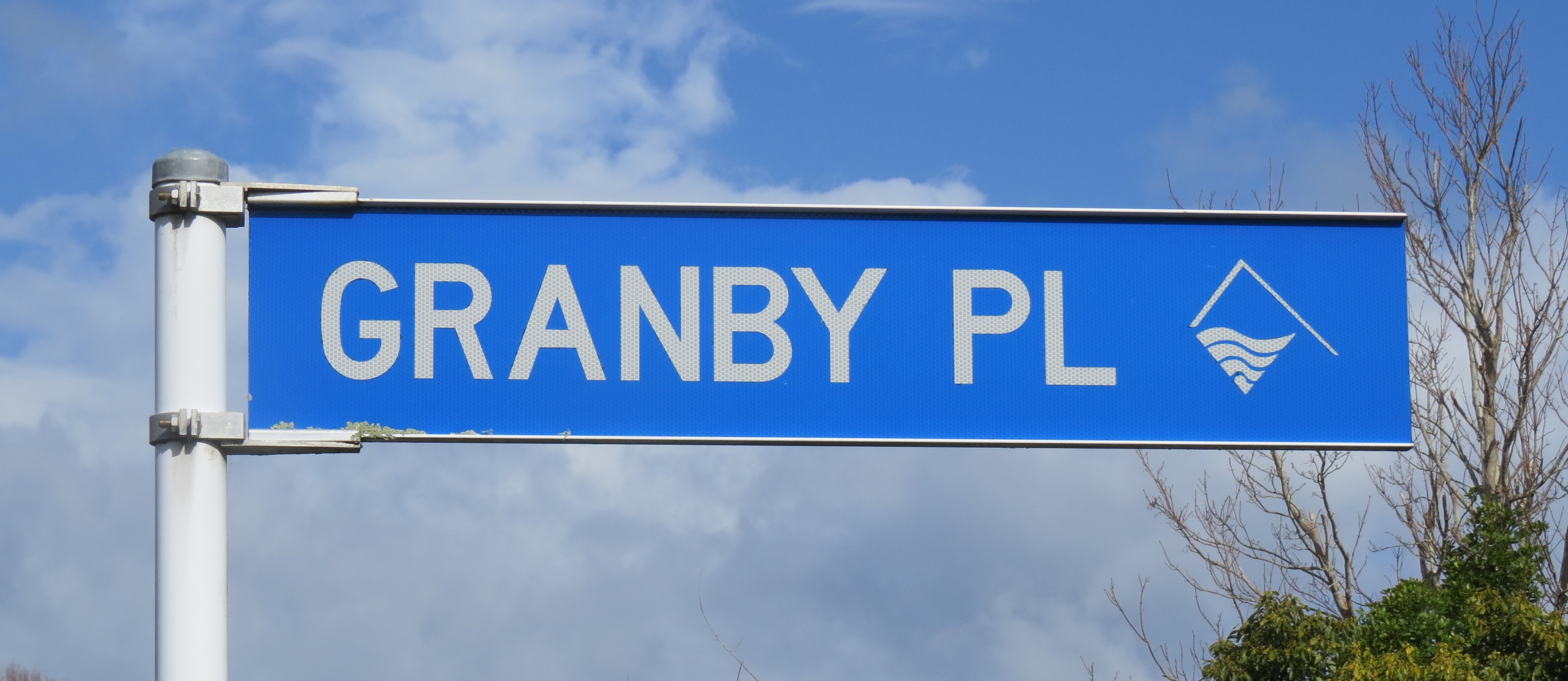 Granby Place street sign