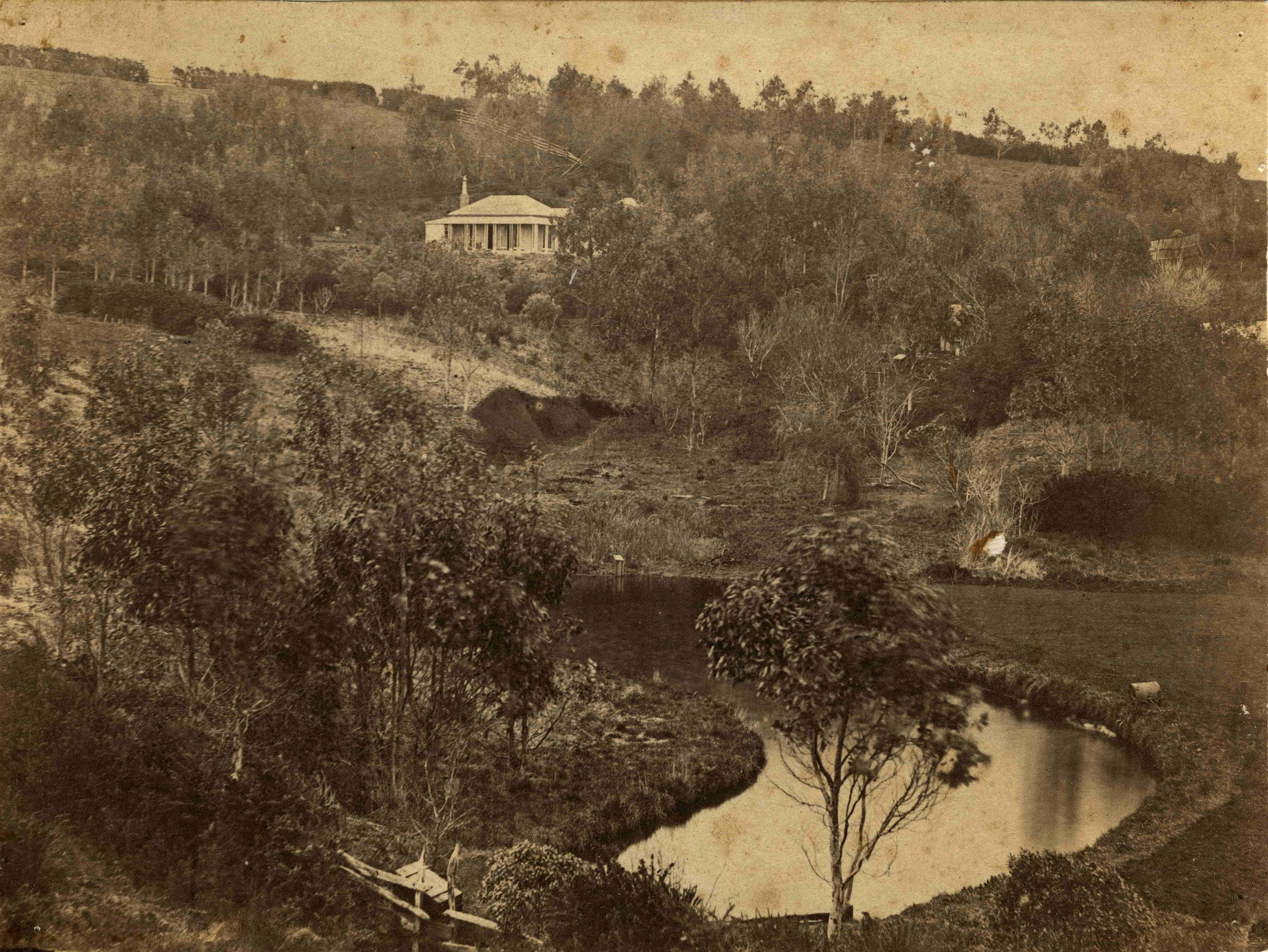 "Bonithon", Home of J. C. Sharland (circa 1860s) Collection of Puke Ariki (A58.040)